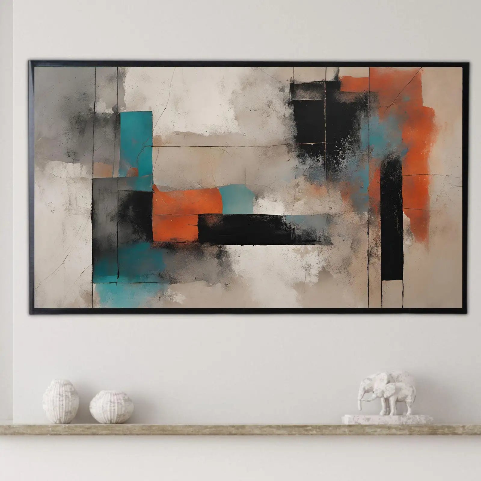 Second included artwork preview from Abstract Geometric Art For Frame TV. Minimalist Home Decor For Stylish Living Space. Unique Interior Design For Artistic TV Display featuring various scenes.