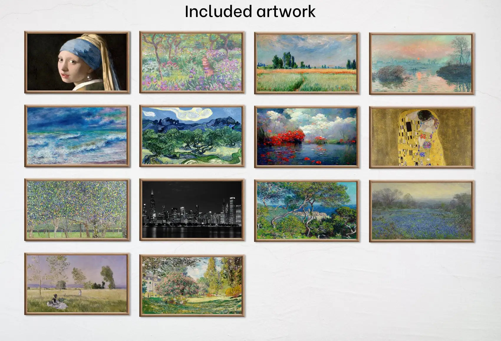 Second included artwork preview from Best Sellers 2024 Frame TV Art Collection. Samsung TV Art Set. Instant Download Wall Decor. Best selling items. Famous Vintage or original featuring various scenes.