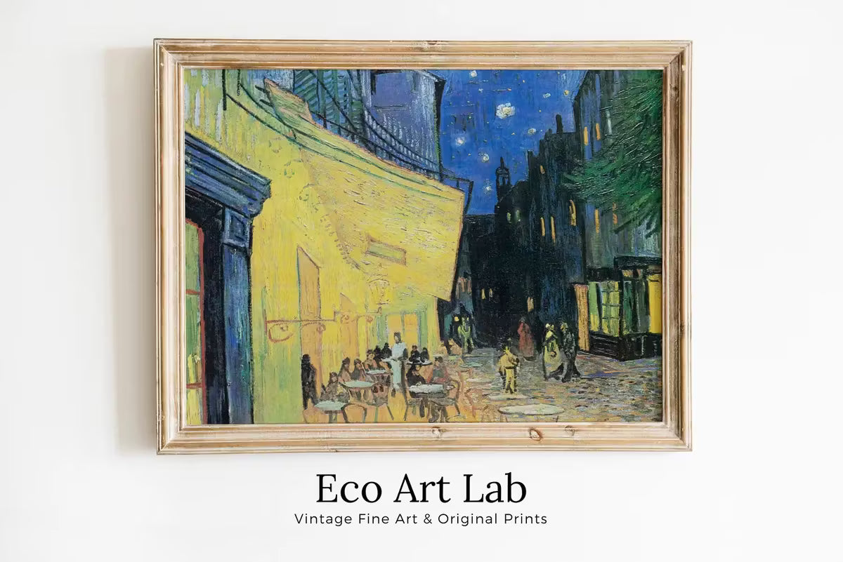 Café Terrace at Night Vincent van Gogh Printable Famous Art Print. Instant Download van Gogh Print Vintage Wall Decor Fine Art Digital Print – Printable Wall Art