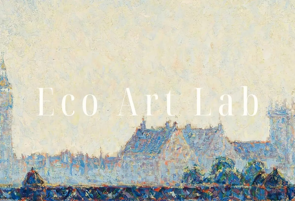 Charing Cross Bridge Vintage London Landscape Painting. Vertical Printable Wall Art. Home or Office Decor Print Digital Art Instant Download – Printable Wall Art