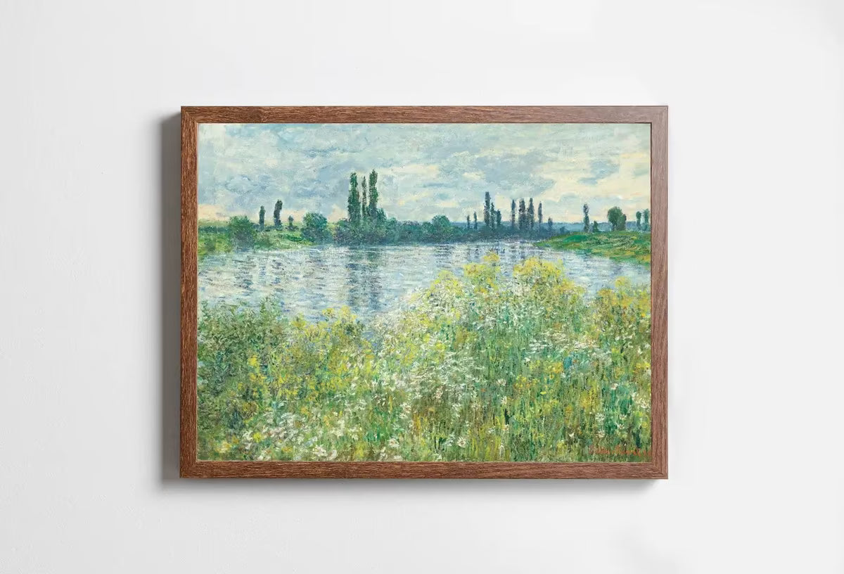 Claude Monet Banks of the Seine Painting Famous Monet Art. Instant Download Vintage Decor. Monet Landscape Printable Wall Art. Vintage Decor – Printable Wall Art