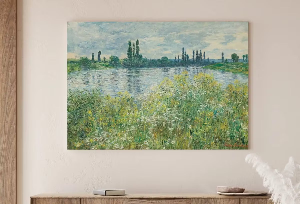 Claude Monet Banks of the Seine Painting Famous Monet Art. Instant Download Vintage Decor. Monet Landscape Printable Wall Art. Vintage Decor – Printable Wall Art