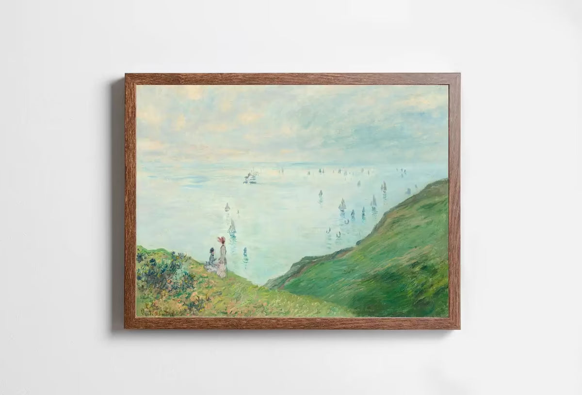 Claude Monet Cliffs at Pourville Painting Famous Monet Art. Instant Download Vintage Decor. Monet Landscape Printable Wall Art Vintage Decor – Printable Wall Art