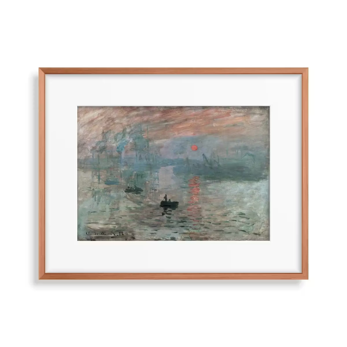 Claude Monet Impression, Sunrise | Famous Printable Painting | Instant Download Vintage Landscape | Fine Art Print – Printable Wall Art