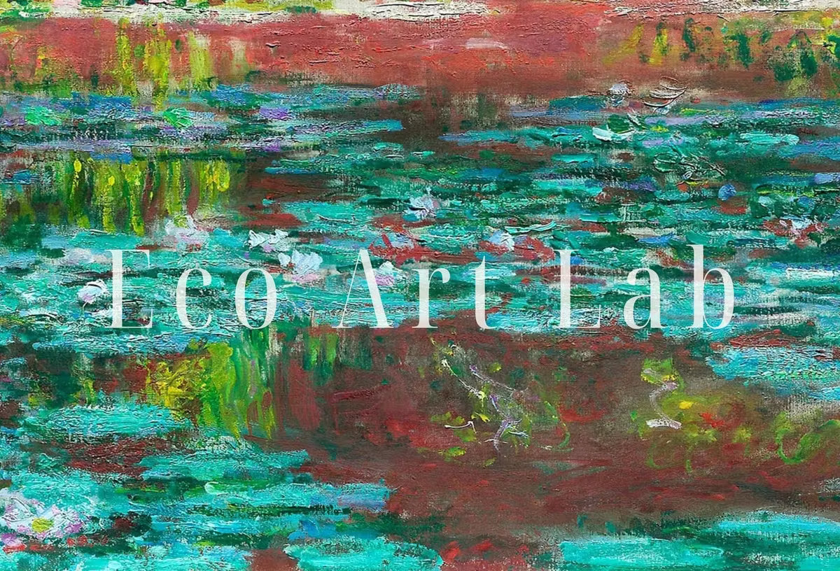 Claude Monet The Water Lily Pond Famous Painting. Instant Download Vintage Decor. Monet Botanical Print Printable Wall Art. Vintage Decor – Printable Wall Art