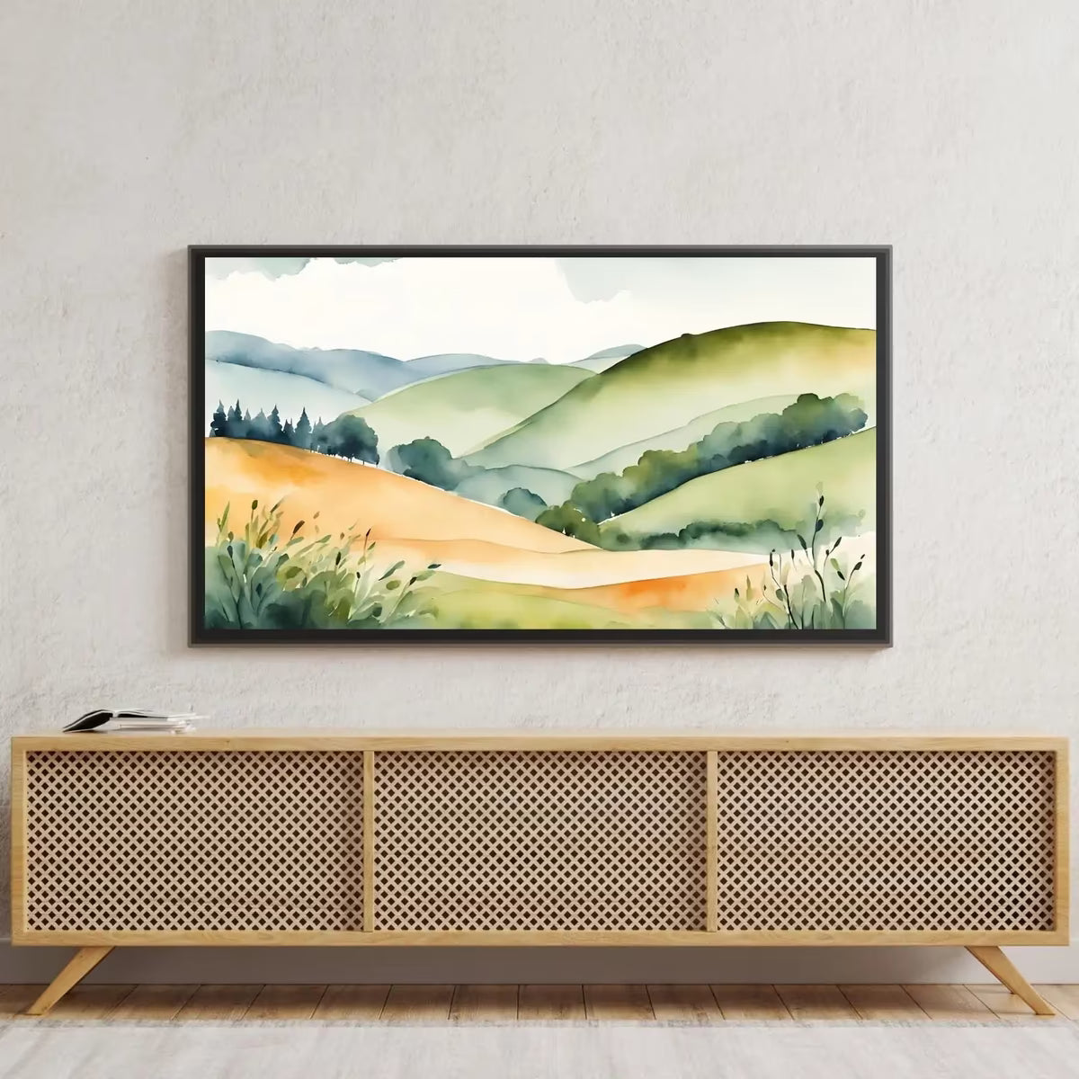 Countryside Landscape Wall Art I Colorful Decor For Frame TV I 4K Resolution Art For Samsung Frame TV – Frame TV  Art