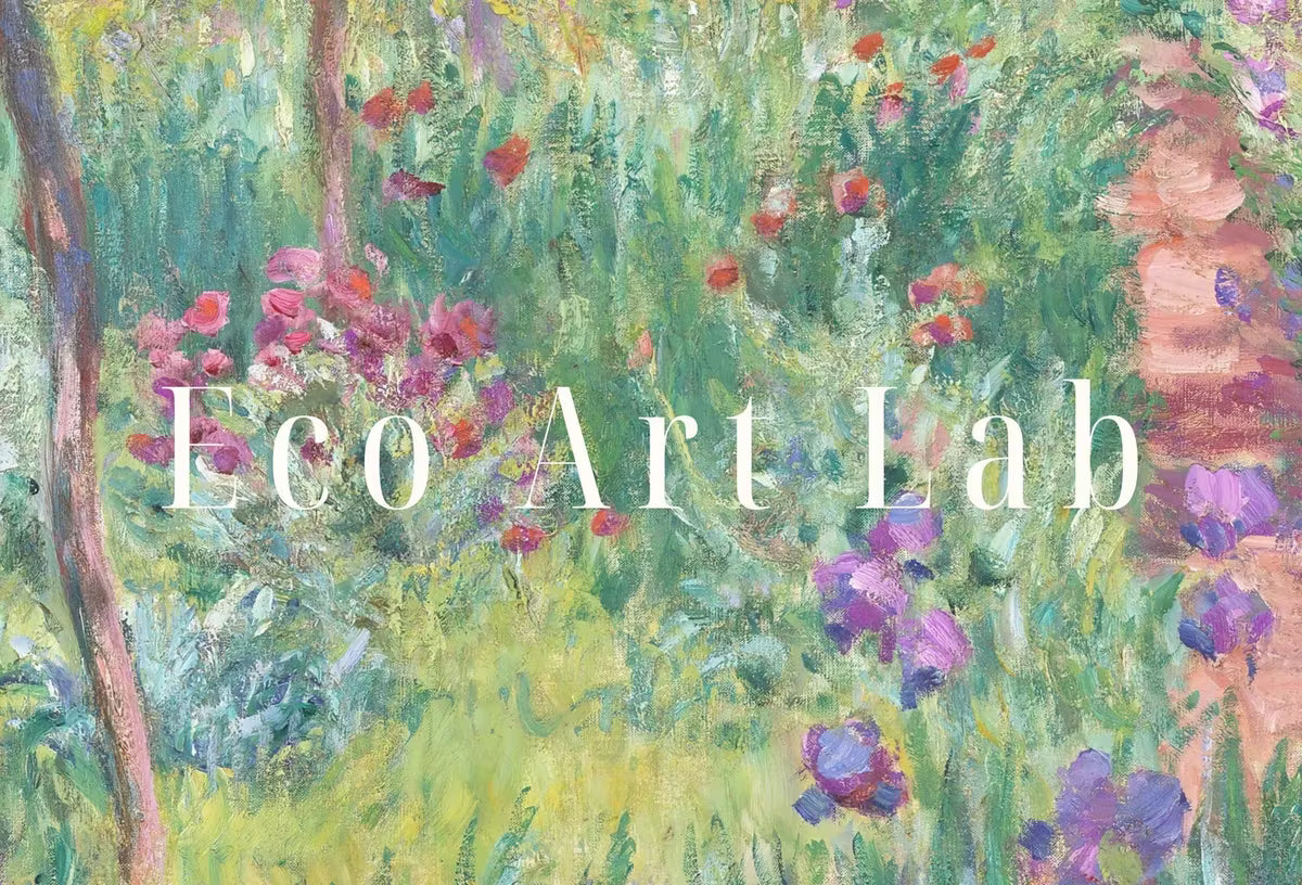 Famous Claude Monet Painting Garden with Irises. Instant Download Vintage Decor. Monet Botanical Printable Wall Art. Vintage Floral Decor – Printable Wall Art