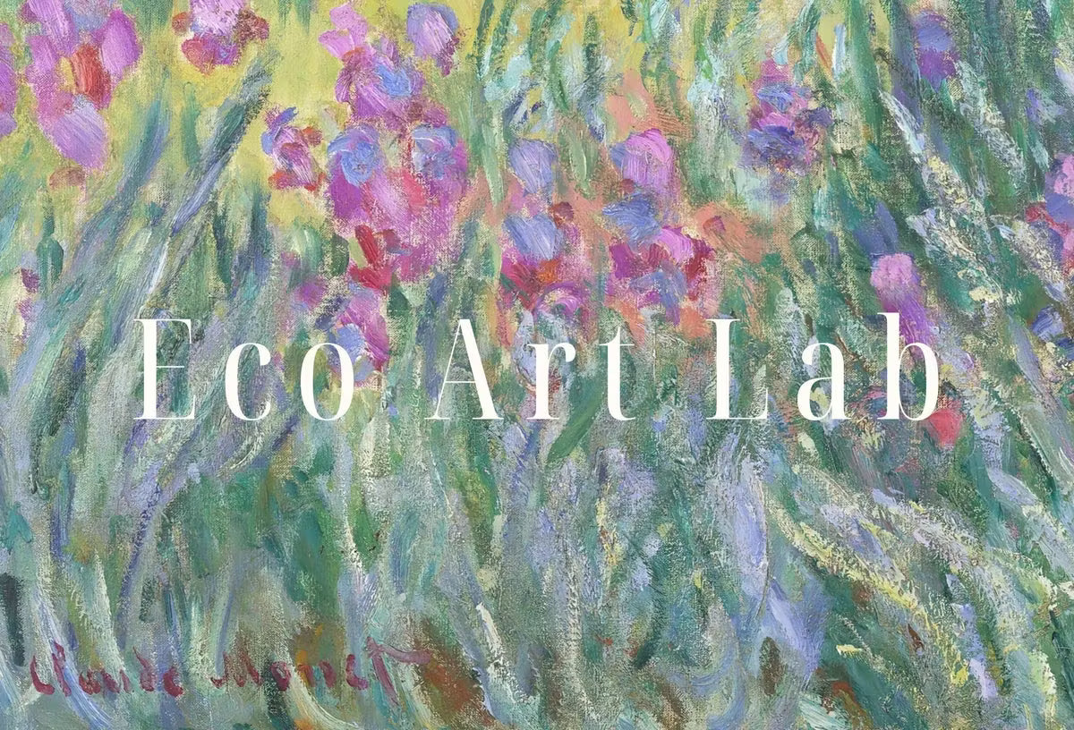 Famous Claude Monet Painting Garden with Irises. Instant Download Vintage Decor. Monet Botanical Printable Wall Art. Vintage Floral Decor – Printable Wall Art
