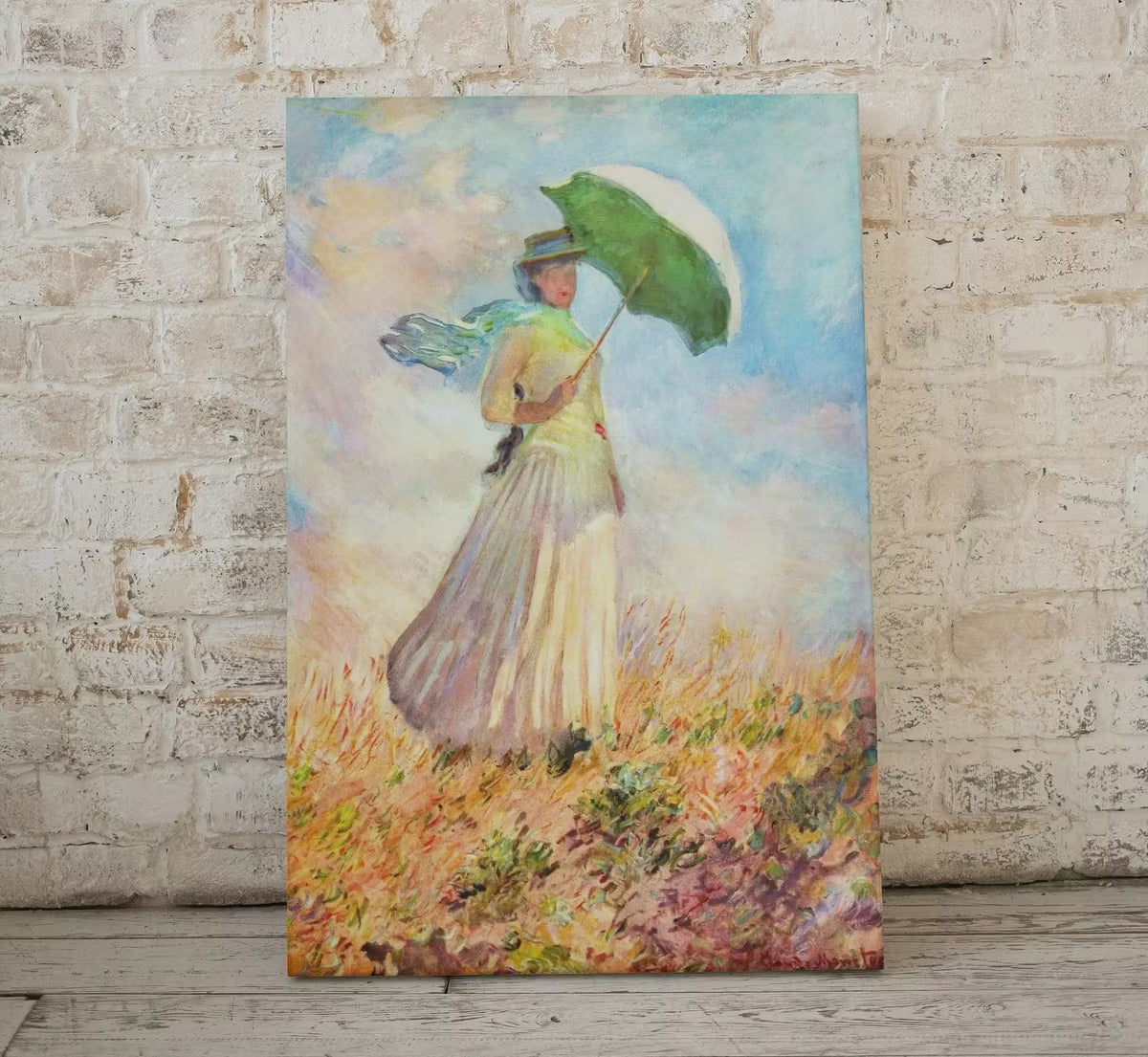 Famous Monet Art Woman with a Parasol Claude Monet Painting. Instant Download Vintage Decor. Monet Printable Wall Art. Spring Vintage Decor – Printable Wall Art