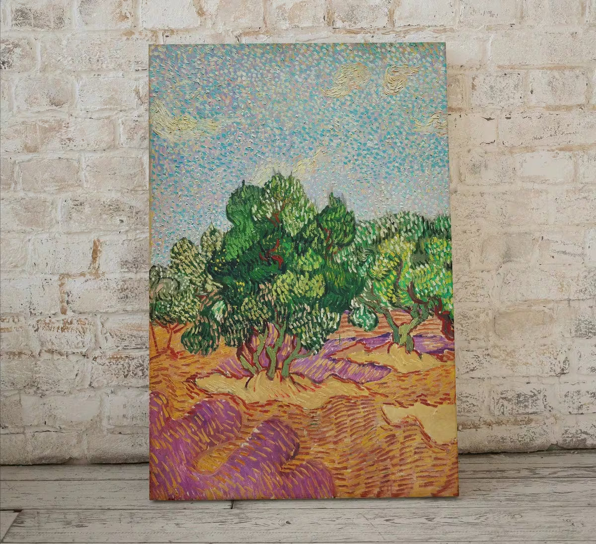 Famous Vincent van Gogh Olive Trees Landscape Printable Art Print. Instant Download van Gogh Print Vintage Spring Painting. Fine Art Print – Printable Wall Art