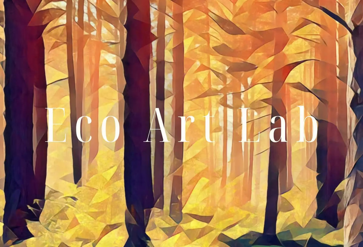 Forest in the Fall Frame TV Art Landscape Painting , Digital Art for Tv, Colorful Autumn Abstract Frame TV Art – Frame TV  Art