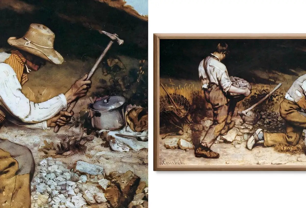 Detail view of artwork from Frame TV Art History Gallery Wall Set. Vintage Classic Art by Claude Monet, Van Gogh, Gustav Klimt... Antique Oil Painting, Renaissance Art. (variation 2)