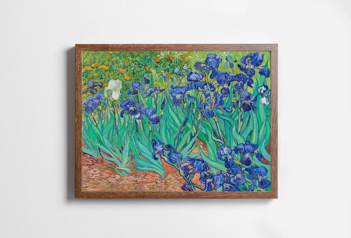 Irises by Vincent van Gogh Printable Famous Art Prints. Instant Download van Gogh Print Vintage Wall Decor. Fine Art Floral Digital Print – Printable Wall Art