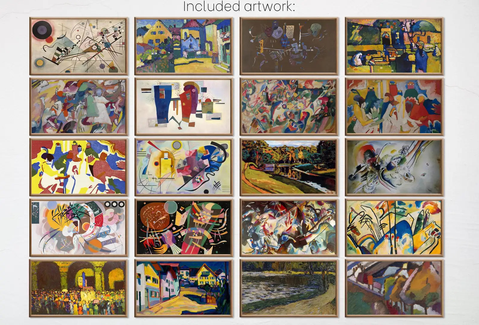 Second included artwork preview from Kandinsky Art for Samsung Frame TV featuring various scenes.