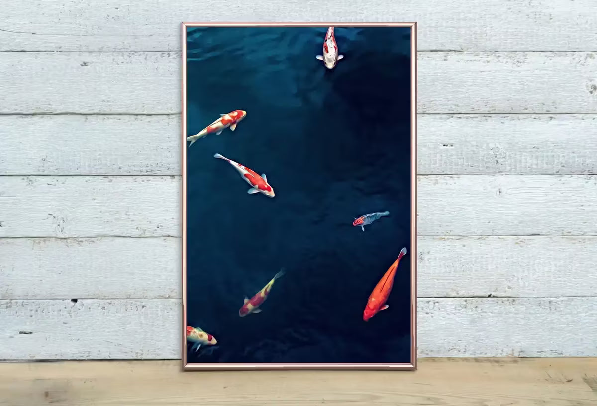 Koi Fish Print, Fish Wall Art Digital Prints, Japanese Print Instant Download Printable Wall Art, Photography Print, Zen Wall Art – Printable Wall Art