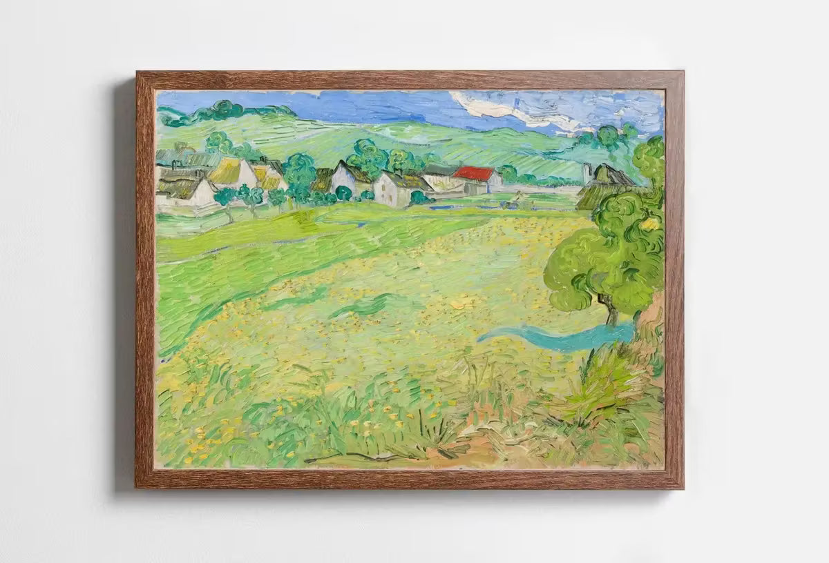 Les Vessenots in Auvers by Vincent van Gogh. Printable Famous Art Print. Instant Download. van Gogh Print Vintage Painting. Fine Art Print – Printable Wall Art