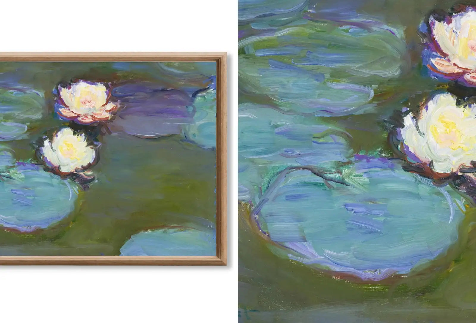 Second included artwork preview from Monet Water Lilies Frame TV Art Set featuring various scenes.