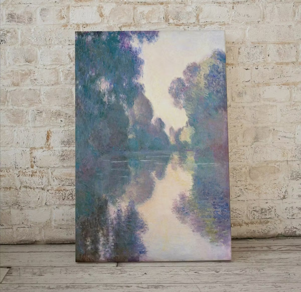 Morning on the Seine Claude Monet Painting Famous Monet Art. Instant Download Vintage Decor. Monet Landscape Antique Printable Wall Art – Printable Wall Art