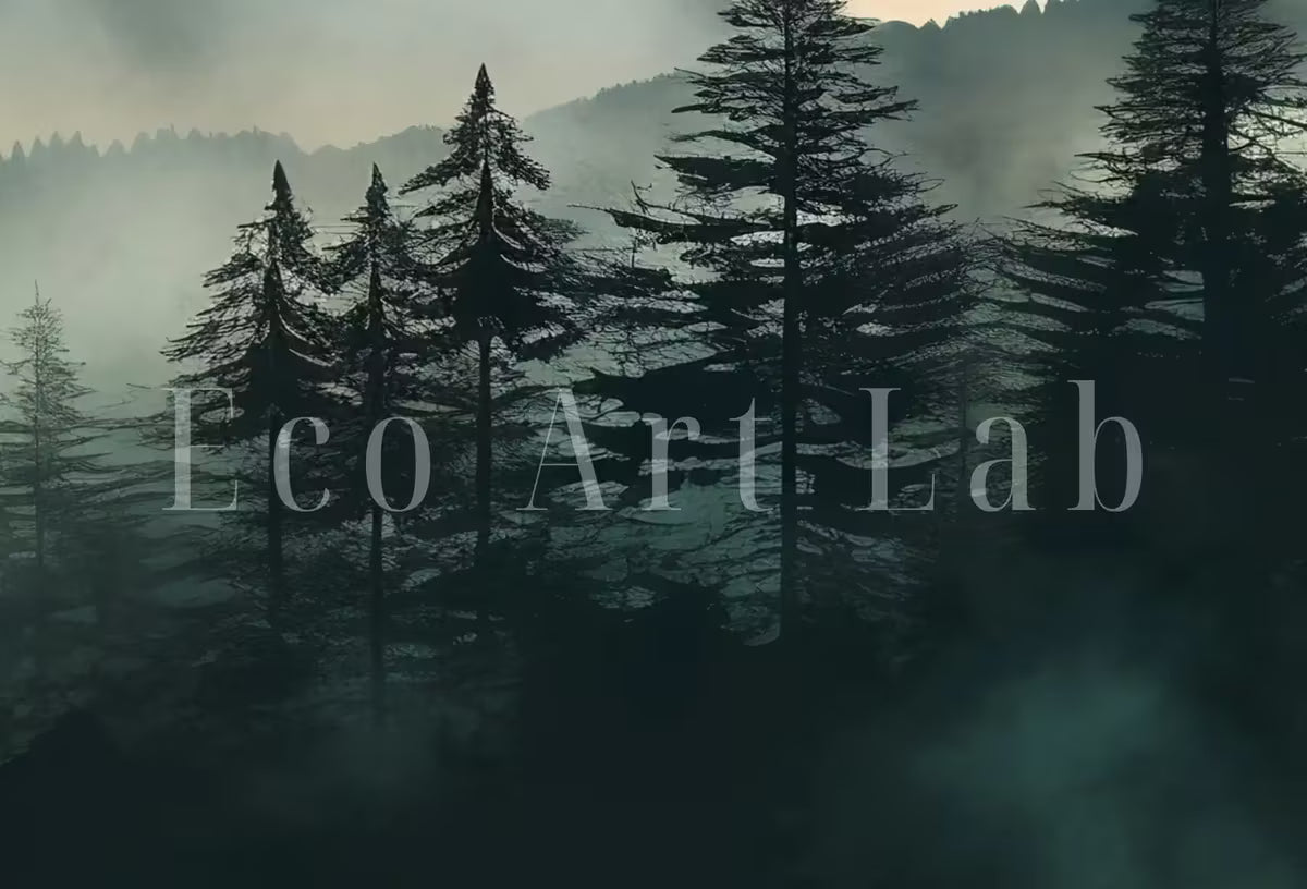 Mountain Prints Set of 3. Nature Prints Set. Watercolor Green Mountain. Abstract Landscape. Modern Minimal Wall Decor. Pine Forest wall Art – Printable Wall Art Set