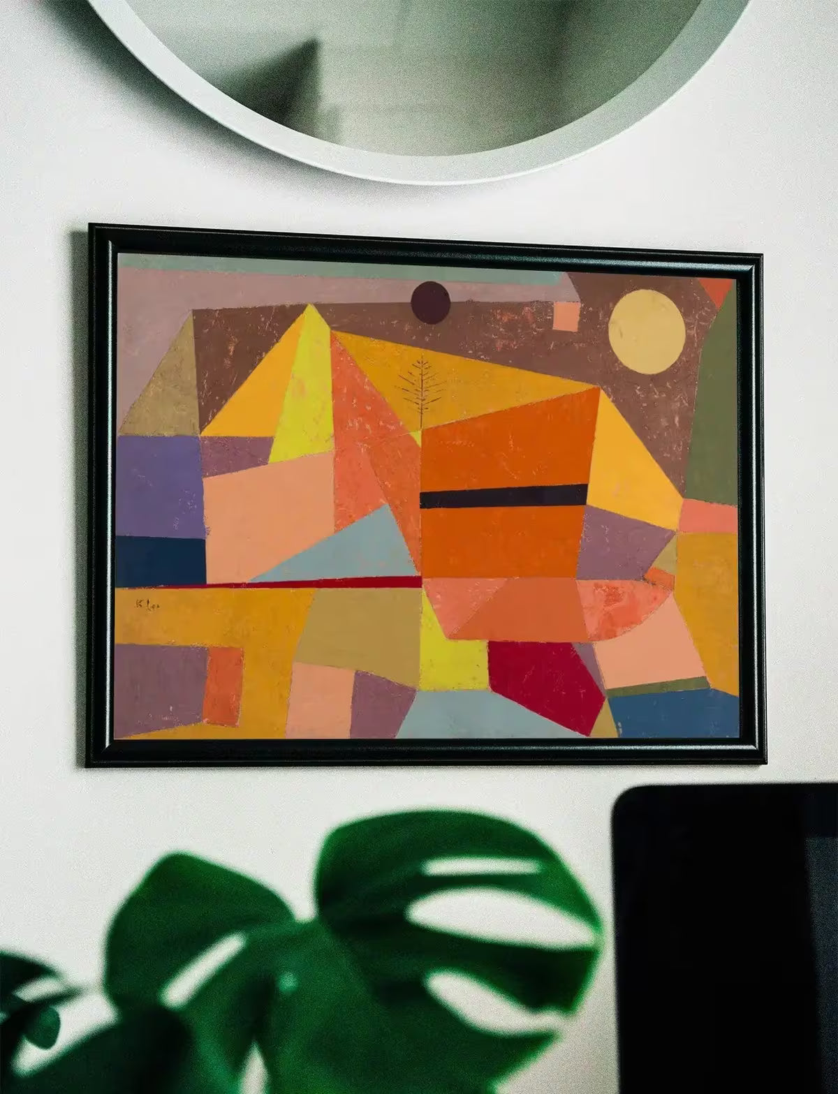 Paul Klee Print Vintage Abstract Art Poster. Joyful Mountain Landscape Abstract Famous Vintage Art Print. Printable Retro Paul Klee Wall Art – Printable Wall Art