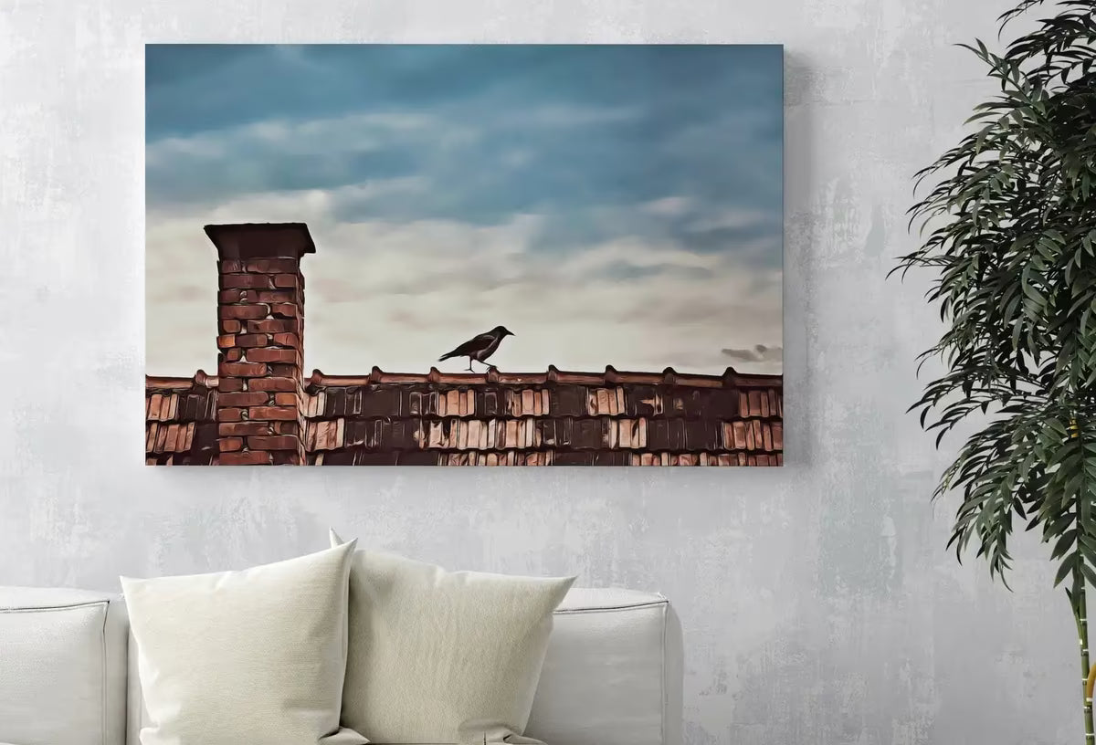 Printable Crow Painting. Crow Wall Art Instant Download Raven Decor. Bird Print Animal Painting. Digital Raven Print Downloadable Art – Printable Wall Art