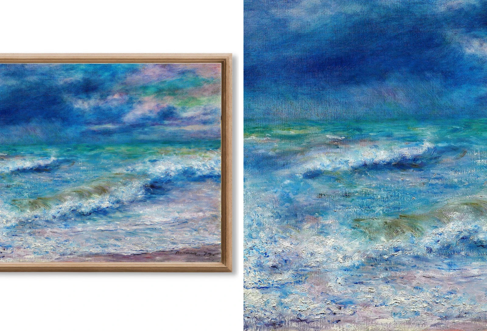 Detail view of artwork from Renoir Impressionist Art for Frame TV I I Oil Paintings Gallery Wall Set of 40 I French Country Decor I Samsung Frame Digital Art. (variation 2)