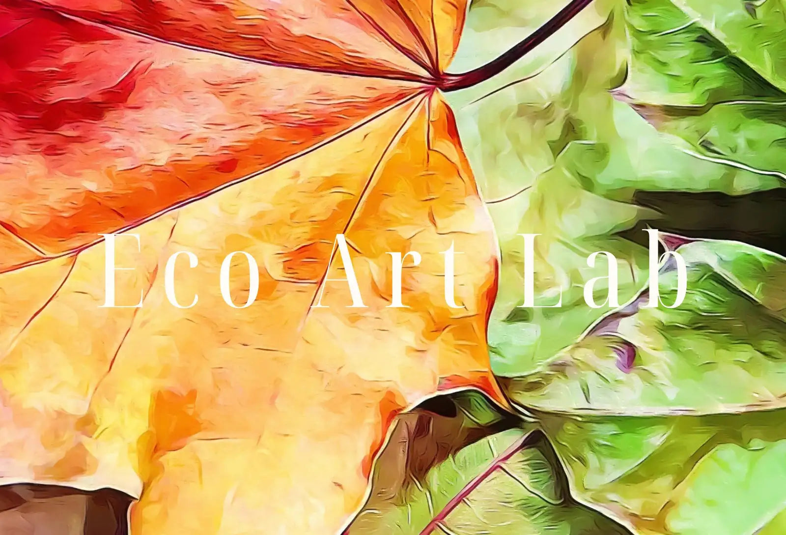 Detail view of artwork from Samsung Frame TV Art 4K Autumn Maple Leaves Digital Painting. Instant Download Fall Leaves Wall Art for Samsung Frame TV. Nature Art for TV. (variation 1)