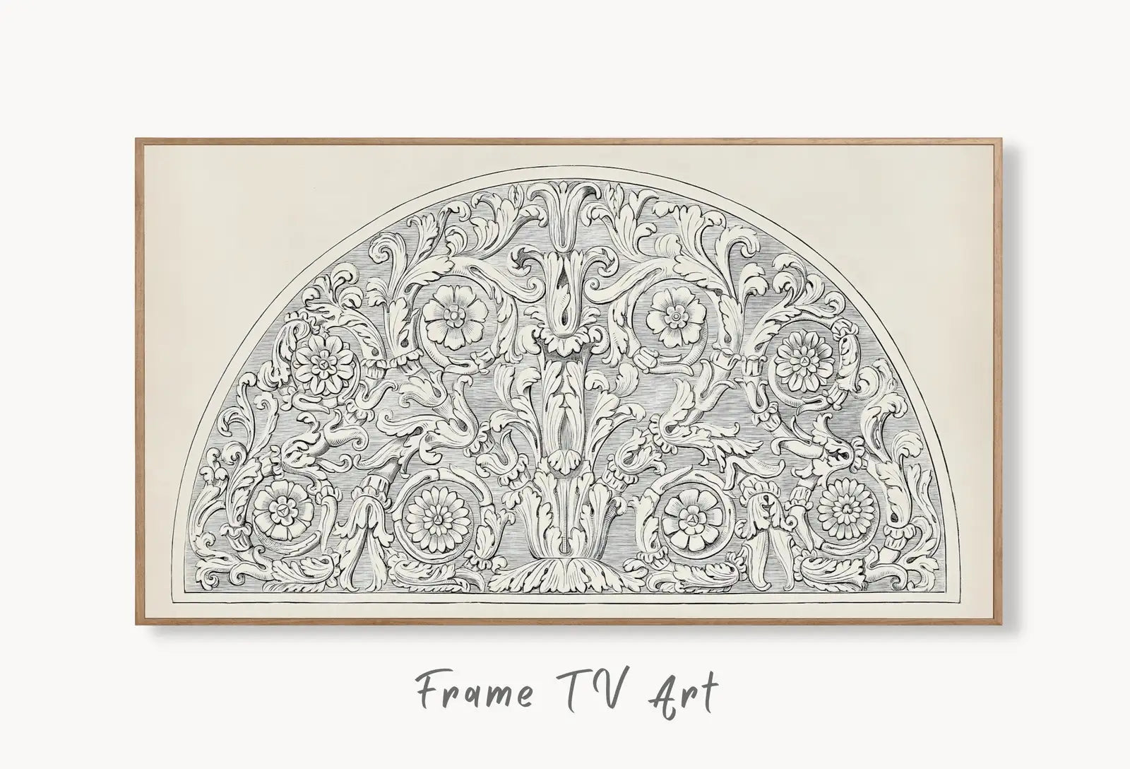 Samsung Frame TV Art 4K Botanical Ornament Pattern Wall Art. Instant Download Leaves Painting Floral Tropical Texture Art for the Frame TV. – Frame TV Digital Download Art – Digital Download