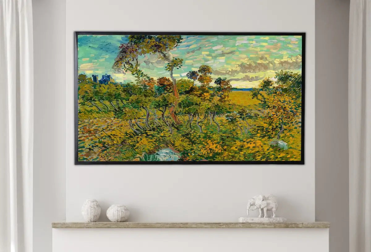 Second included artwork preview from Samsung Frame TV Art 4K Famous Sunset at Montmajour Painting by Vincent van Gogh. Instant Download van Gogh Nature Landscape for Frame TV. featuring various scenes.