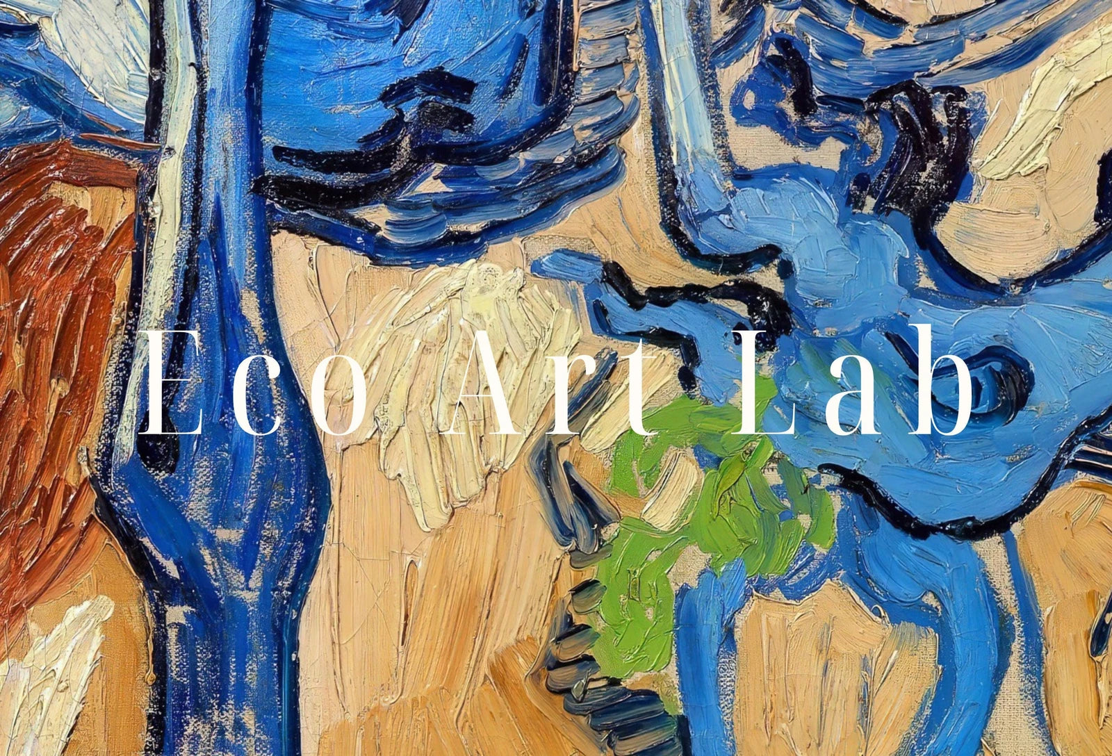 Detail view of artwork from Samsung Frame TV Art 4K Famous Tree Roots Painting by Vincent van Gogh. Instant Download van Gogh Nature Art for Frame TV Vintage Wall Art. (variation 1)