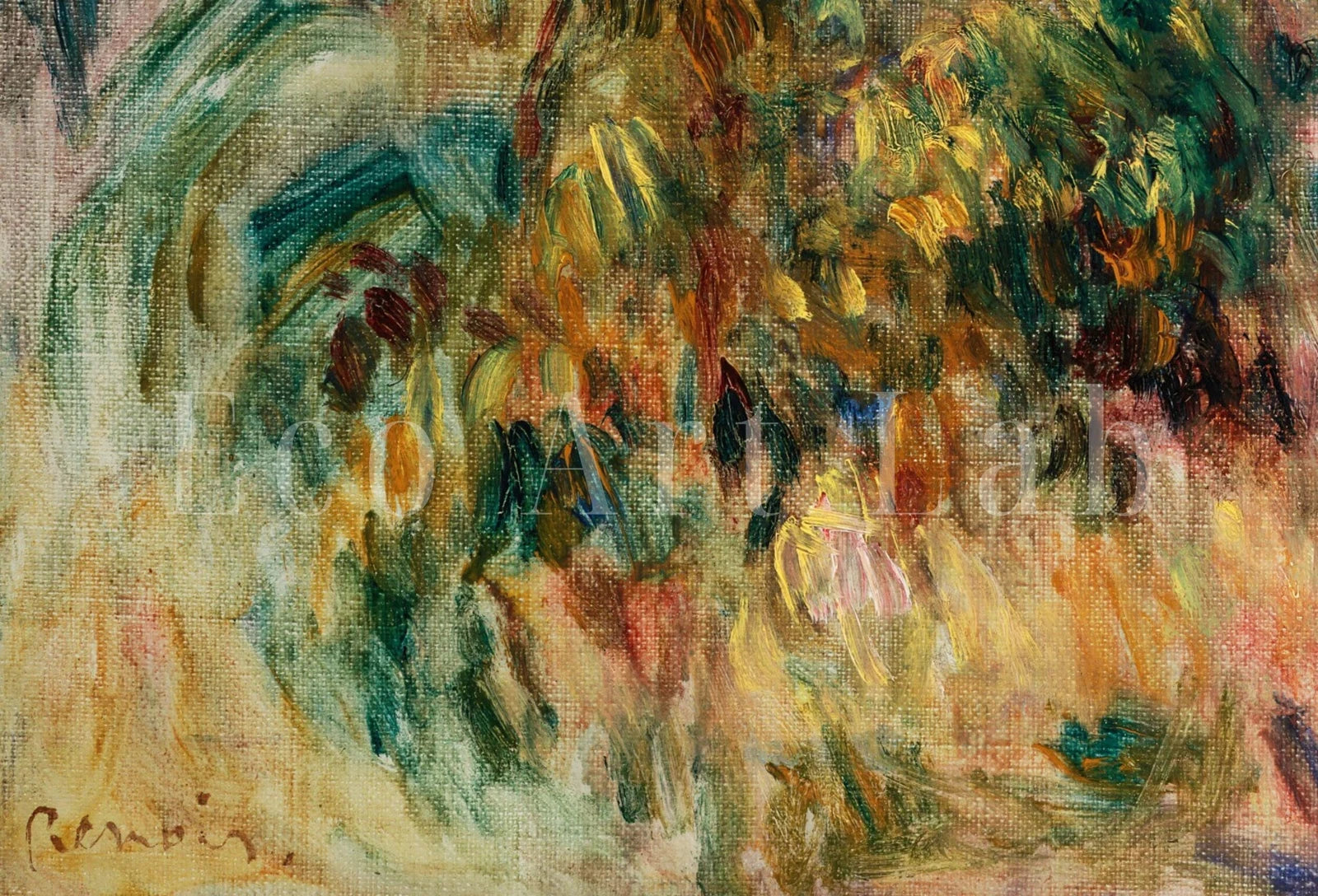 Second included artwork preview from Samsung Frame TV Art 4K "Farmhouse" by Auguste Renoir. Famous Antique Oil Painting. Vintage Landscape. Impressionist Fine Art for Frame TV featuring various scenes.