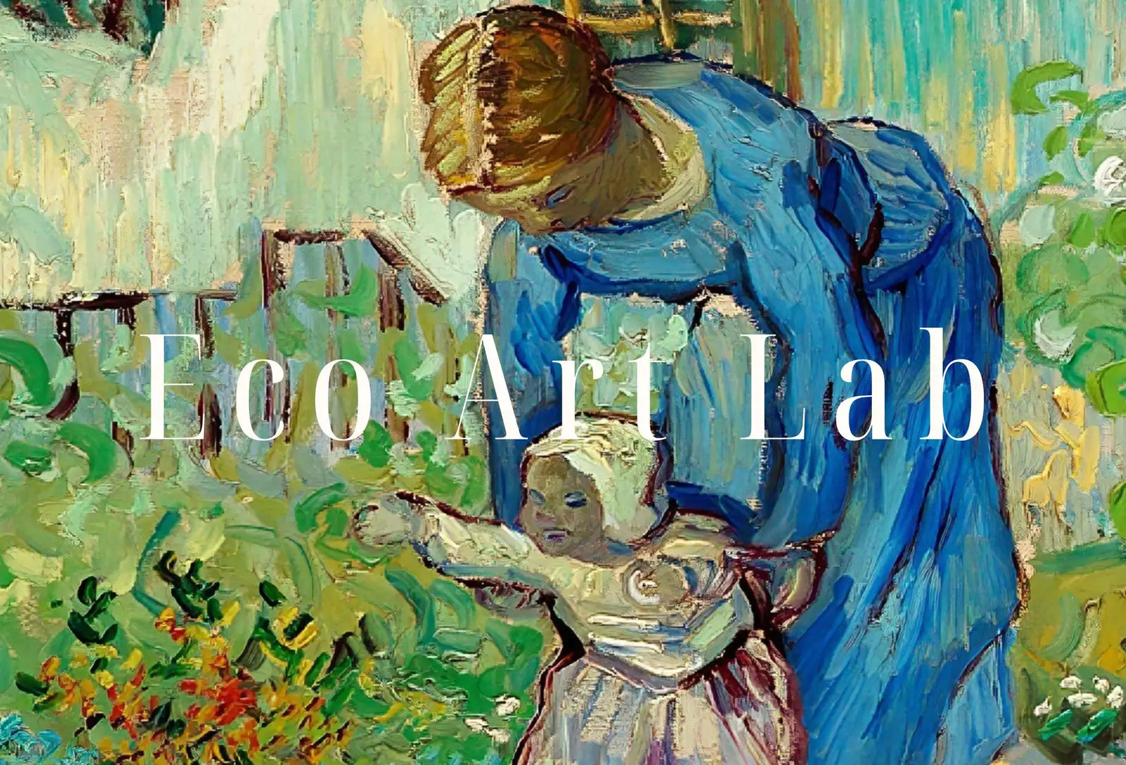 Detail view of artwork from Samsung Frame TV Art 4K "First Steps" Famous Painting by Vincent van Gogh. Instant Download van Gogh Art for the Frame TV. Vintage Decor. (variation 1)