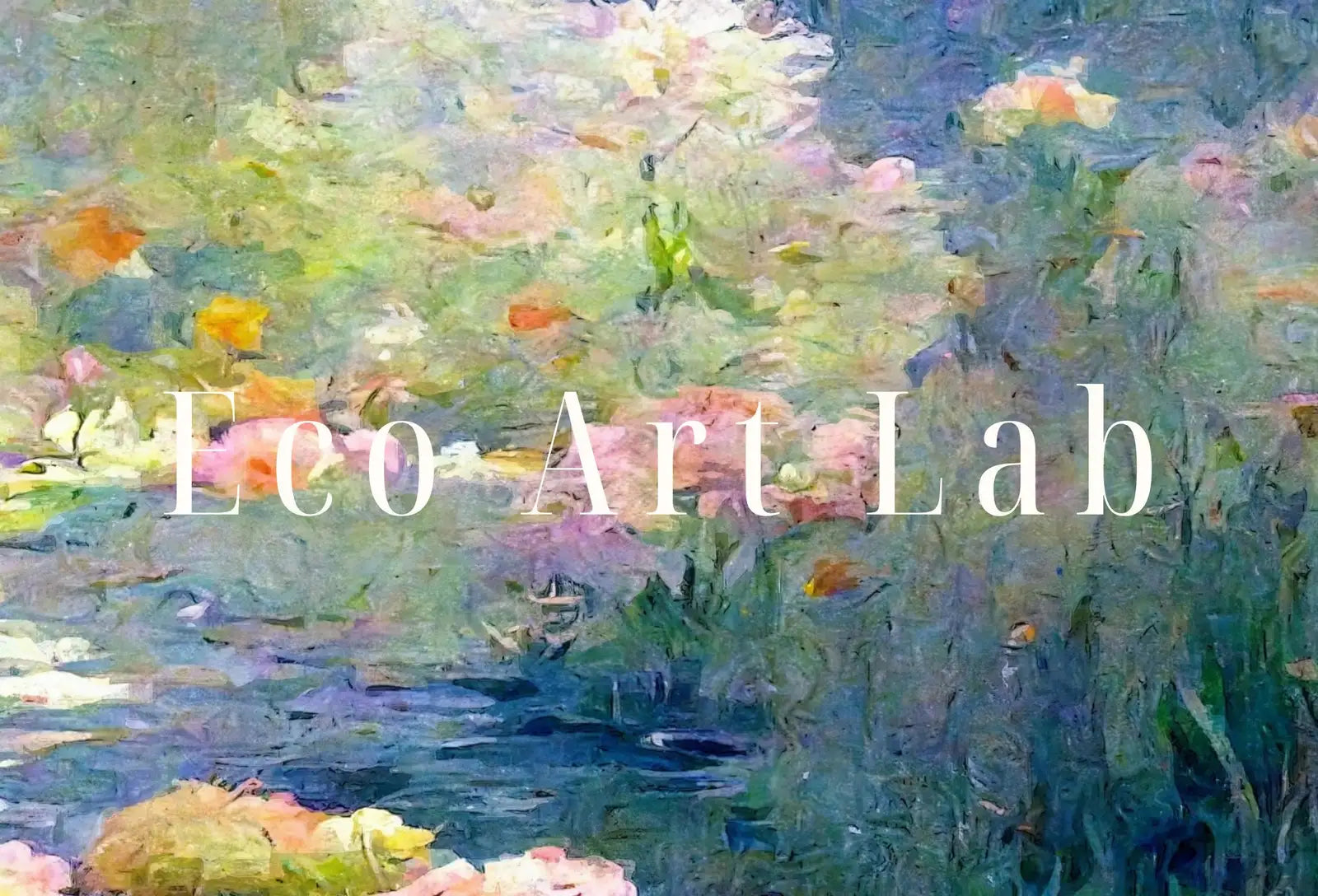 Detail view of artwork from Samsung Frame TV Art 4K Flowers & Pond Monet Inspired Digital Painting. Instant Download Landscape Wall Art for Frame TV. Botanical Wall Art. (variation 1)