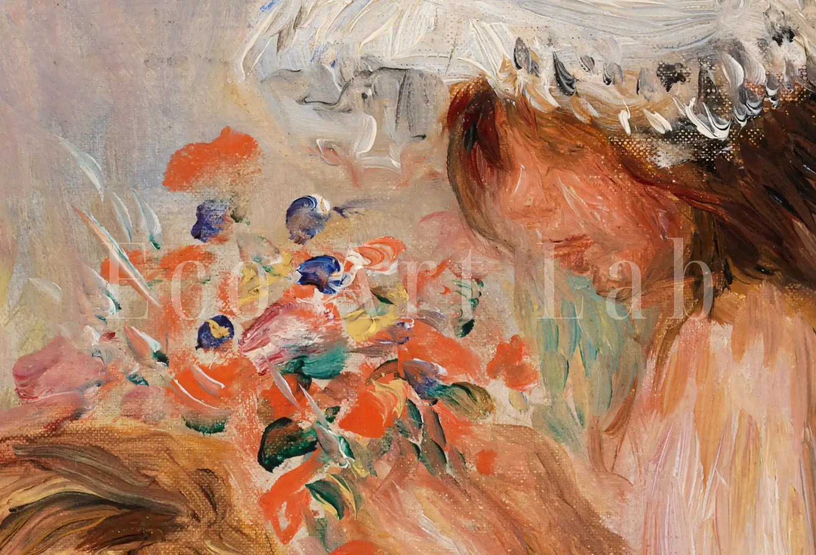 Included artwork preview showing first selection of artworks from Samsung Frame TV Art 4K Girls in the Grass by Auguste Renoir. Famous Antique Oil Painting. Landscape Vintage Impressionist Art for Frame TV.