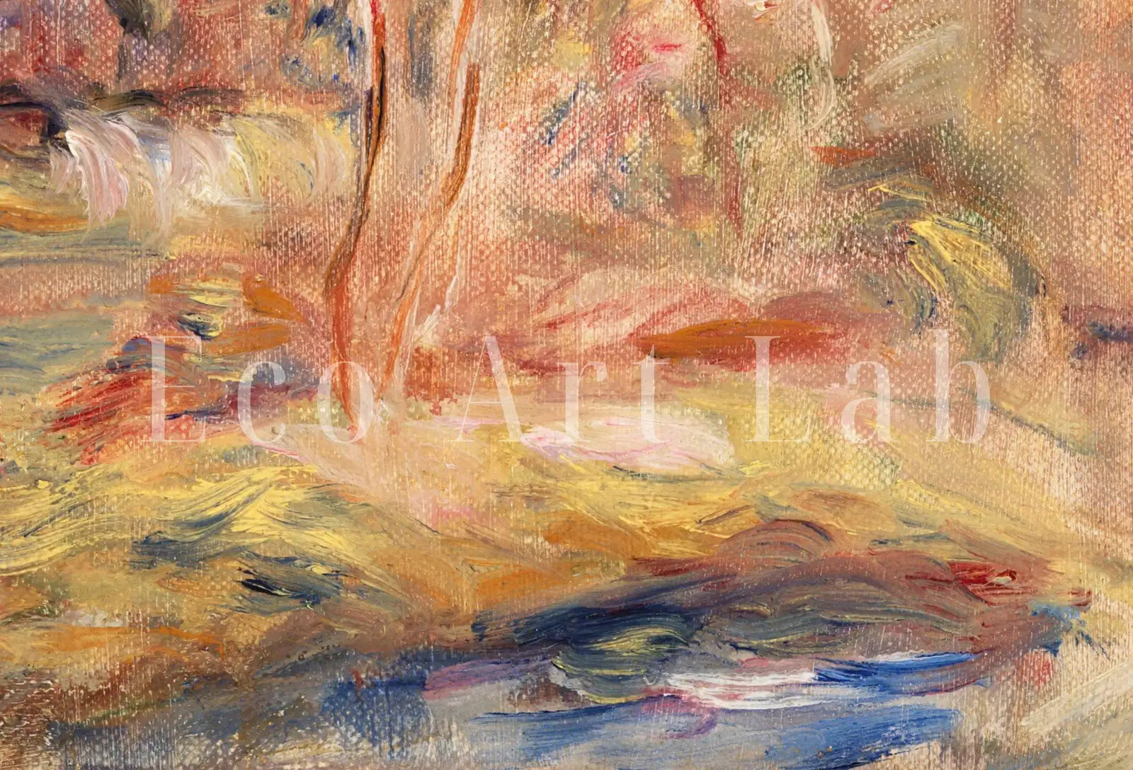 Included artwork preview showing first selection of artworks from Samsung Frame TV Art 4K Glade (Clairière) by Auguste Renoir. Famous Antique Oil Painting. Landscape Vintage Impressionist Art for Frame TV.