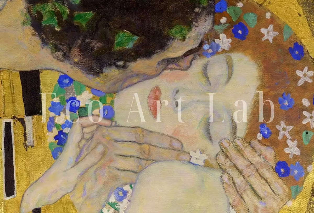 Samsung Frame TV Art 4K Gustav Klimt "The Kiss" Famous Art Nouveau Painting. Antique Romantic Classic Klimt Art for Frame TV. Downloadable – Frame TV Art