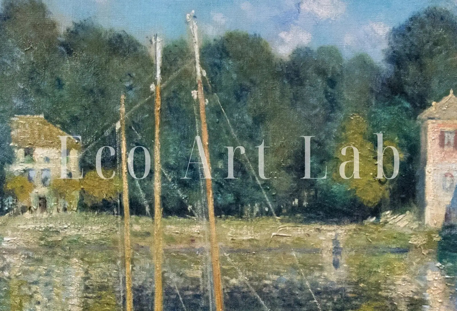 Included artwork preview showing first selection of artworks from Samsung Frame TV Art 4K Monet Argenteuil Bridge Famous Painting. Instant Download Vintage Art for Samsung Frame TV. Claude Monet Art for TV.