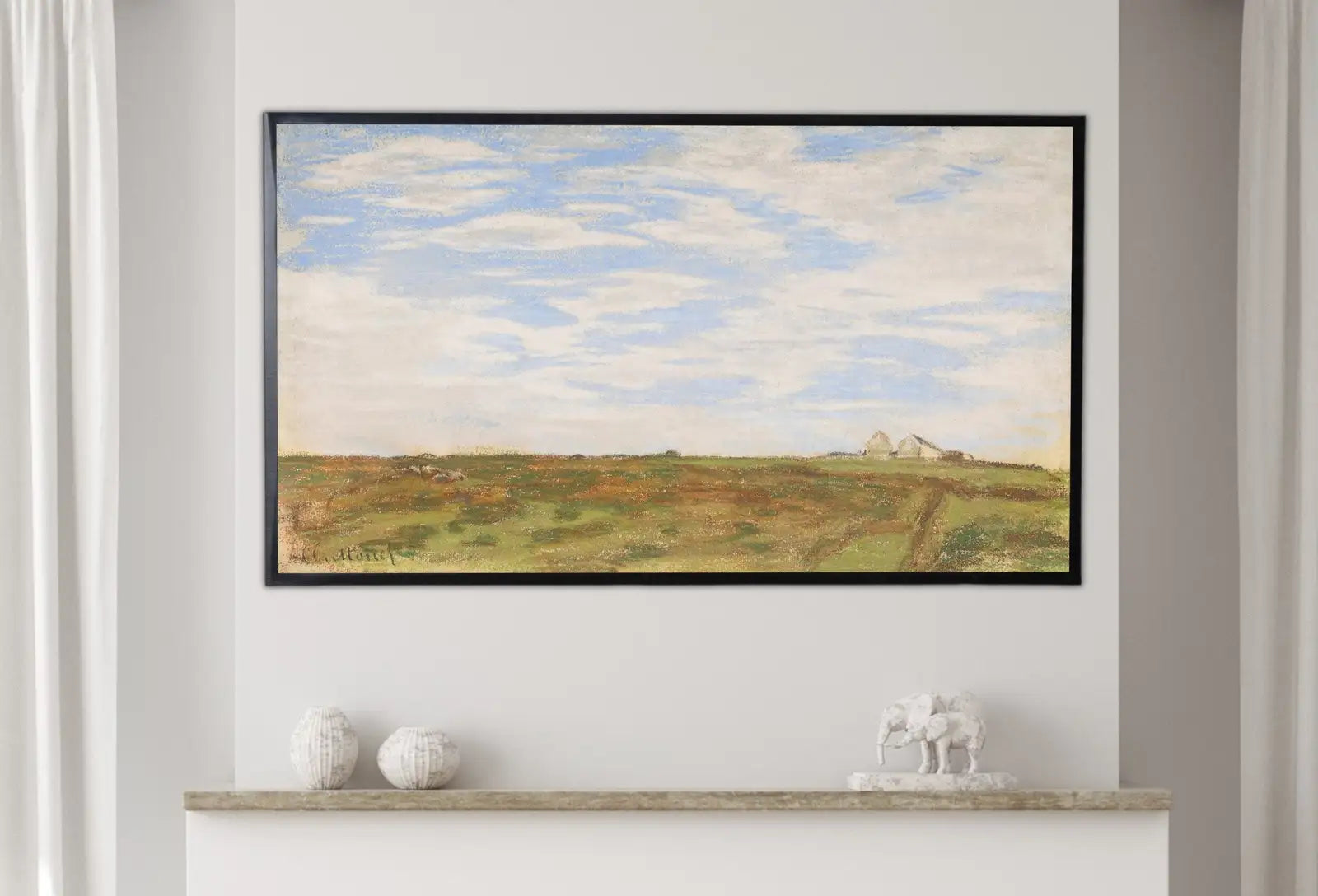 Second included artwork preview from Samsung Frame TV Art 4K Monet Landscape Famous Painting. Instant Download. Vintage Art for the Samsung Frame TV. Claude Monet Art for TV featuring various scenes.