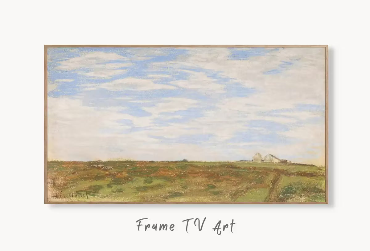 Samsung Frame TV Art 4K Monet Landscape Famous Painting. Instant Download. Vintage Art for the Samsung Frame TV. Claude Monet Art for TV – Frame TV  Art