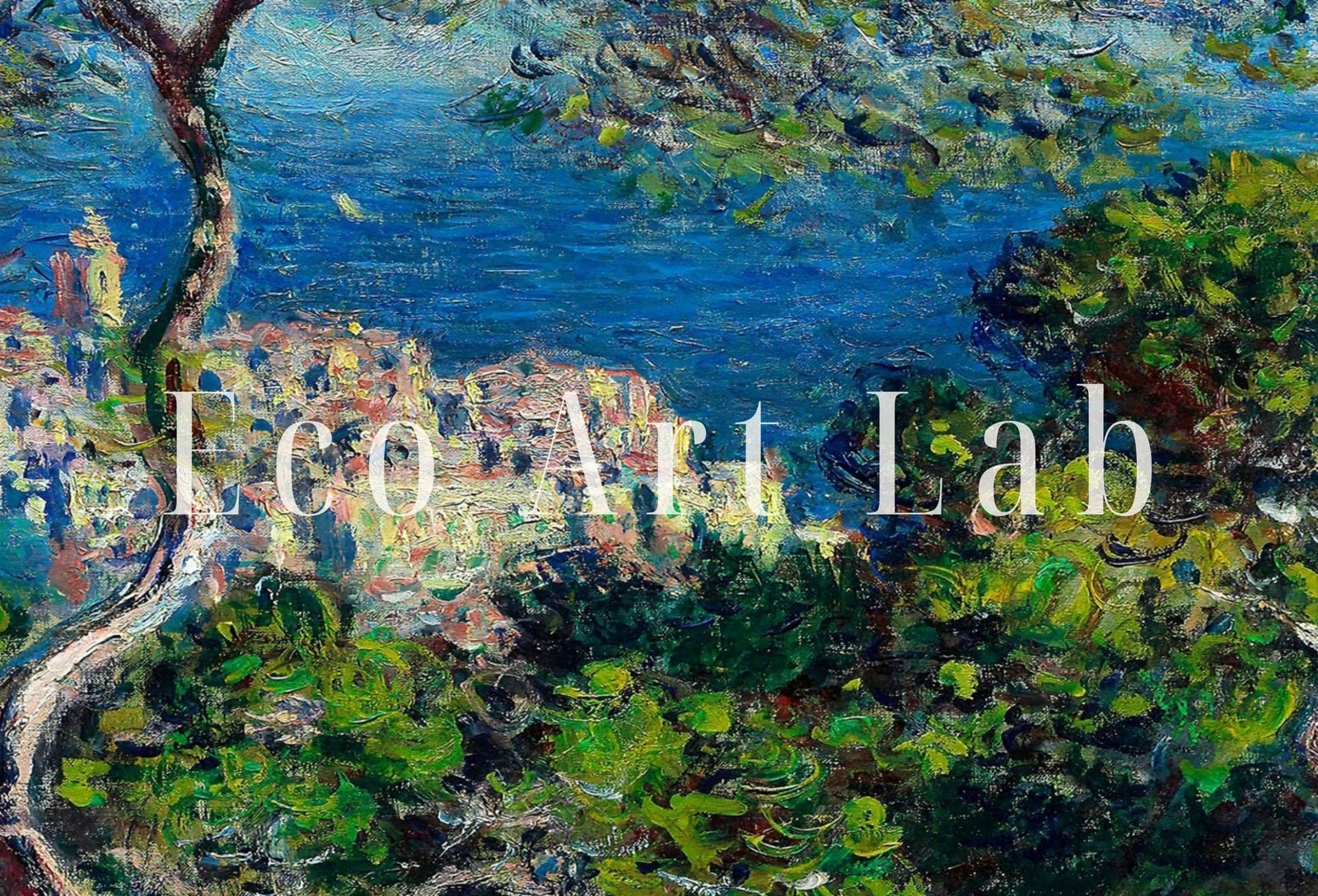 Included artwork preview showing first selection of artworks from Samsung Frame TV Art 4K Monet Sea & Trees Landscape Famous Painting. Instant Download Vintage Art for Samsung Frame TV. Claude Monet TV Art.