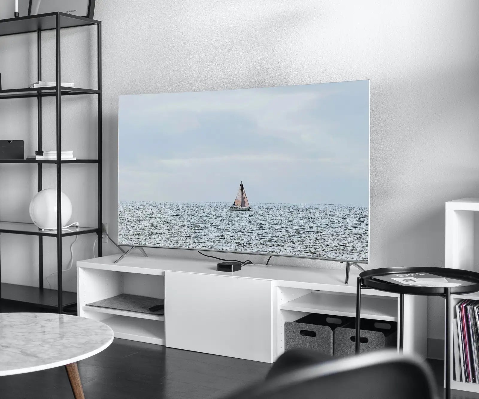 Second included artwork preview from Samsung Frame TV Art 4K Sailboat Digital Painting Nautical Wall Art. Instant Download Boat Painting for the Frame TV. Sailing Art for TV featuring various scenes.