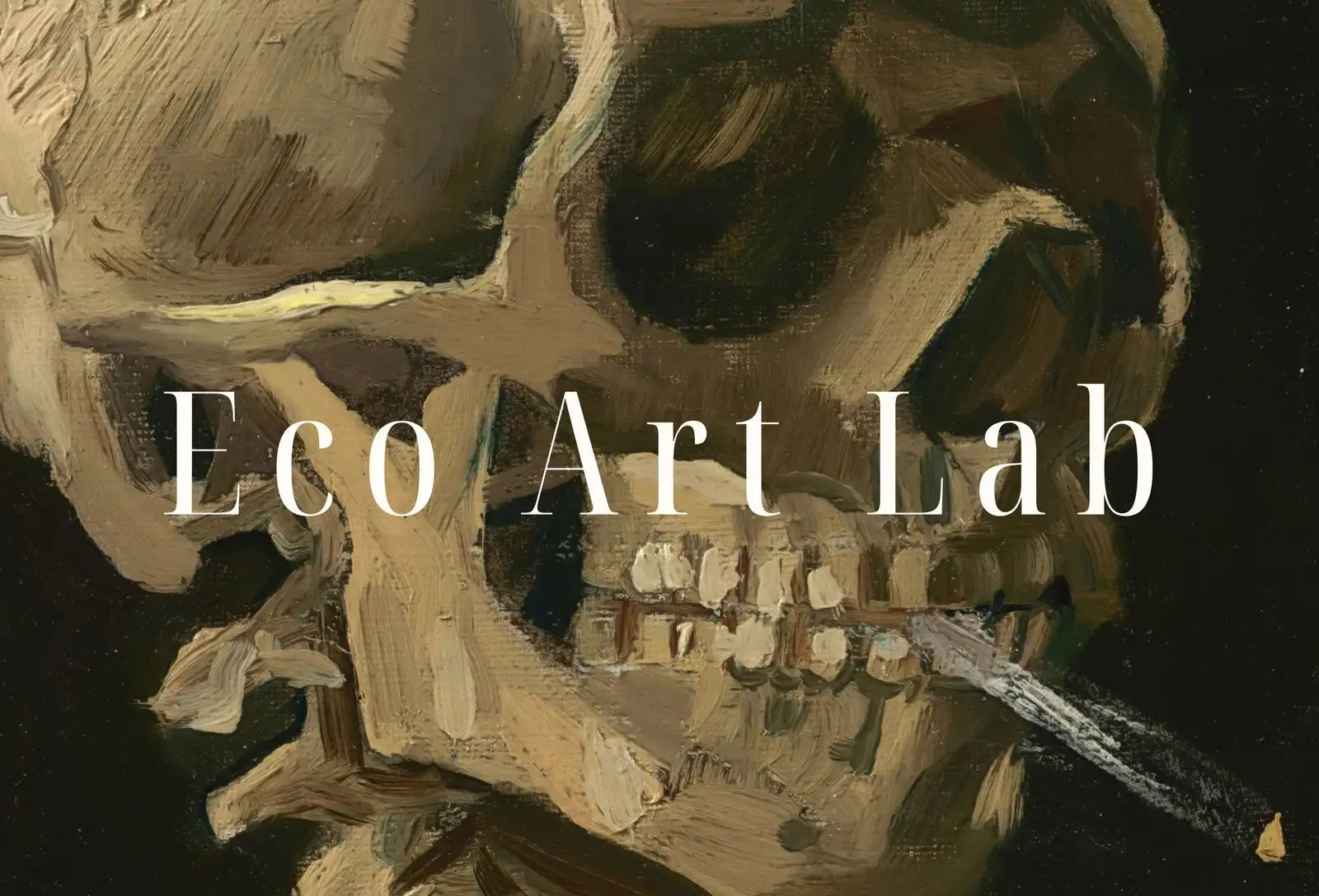 Detail view of artwork from Samsung Frame TV Art 4K Smoking Skeleton Famous Painting by Vincent van Gogh. Instant Download van Gogh Skull for Frame TV. Vintage Decor. (variation 1)