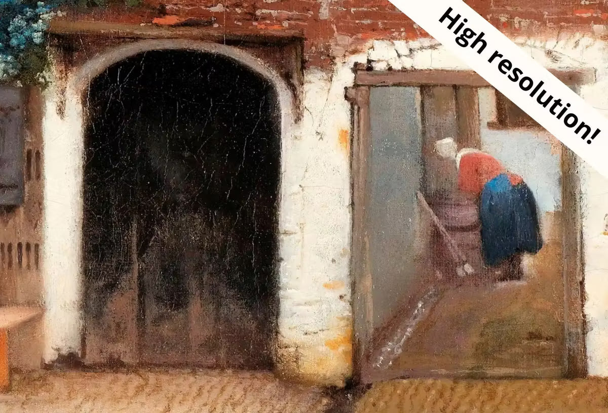 Samsung Frame TV Art 4K The Little Street Famous Vintage Oil Painting. Instant Download Rustic European City Landscape for the Frame TV – Frame TV  Art