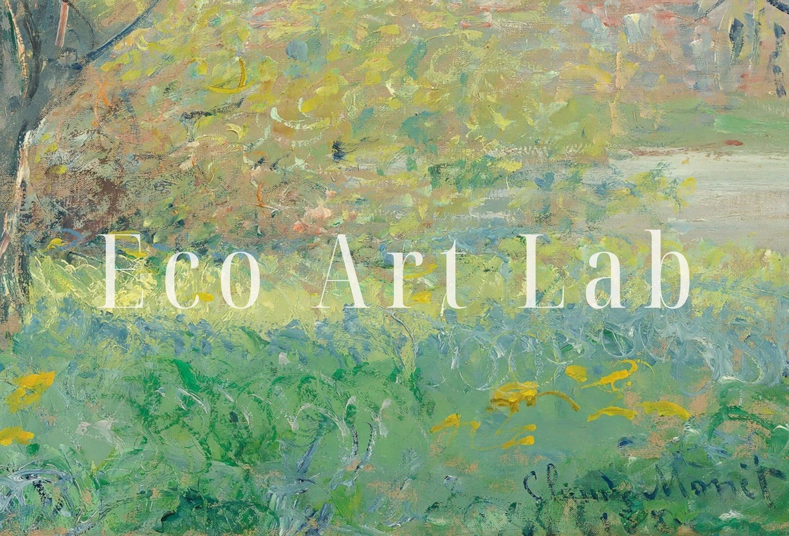 Detail view of artwork from Samsung Frame TV Art 4K The Willows Famous Claude Monet Painting. Instant Download Landscape Wall Art for the Frame TV. Vintage Wall Art. (variation 1)