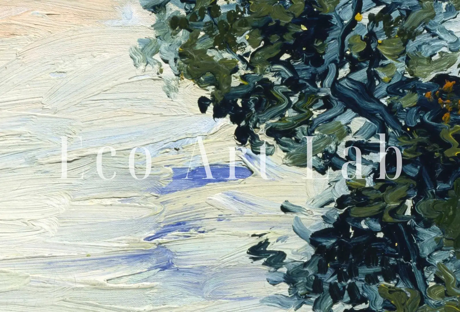 Detail view of artwork from Samsung Frame TV Art 4K Vincent van Gogh's "The Rocks" Famous Painting. Instant Download van Gogh Art for the Frame TV. Vintage Decor. (variation 1)