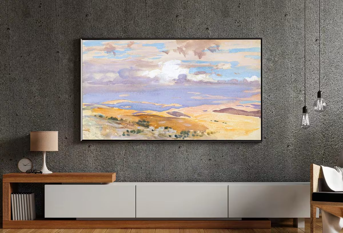 Samsung Frame TV Art 4K Vintage Desert Landscape. Instant Download Art for Frame TV. Vintage Home Decor. TV Art – Frame TV  Art