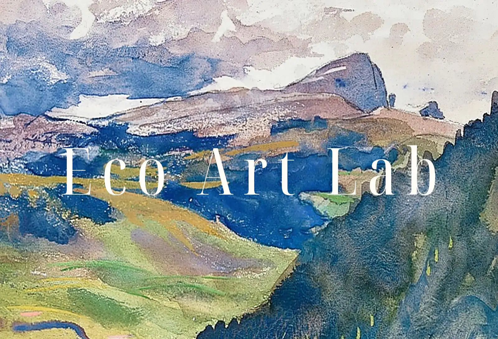 Included artwork preview showing first selection of artworks from Samsung Frame TV Art 4K Vintage Mountain Landscape Watercolor Valley Wall Art. Instant Download Mountain Painting. Nature Art for Frame TV.