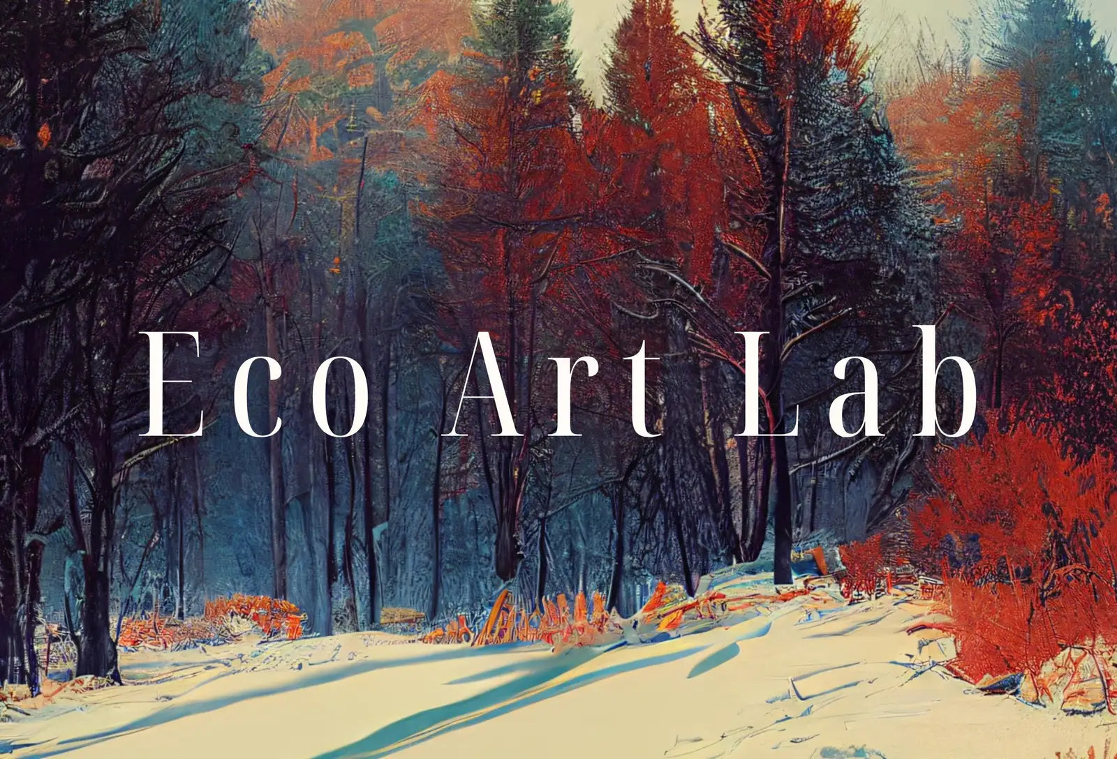 Detail view of artwork from Samsung Frame TV Art 4K Winter Forest Country Scenery Landscape. Instant Download Rustic Winter Art for the Frame TV. Landscape Art for TV. (variation 2)