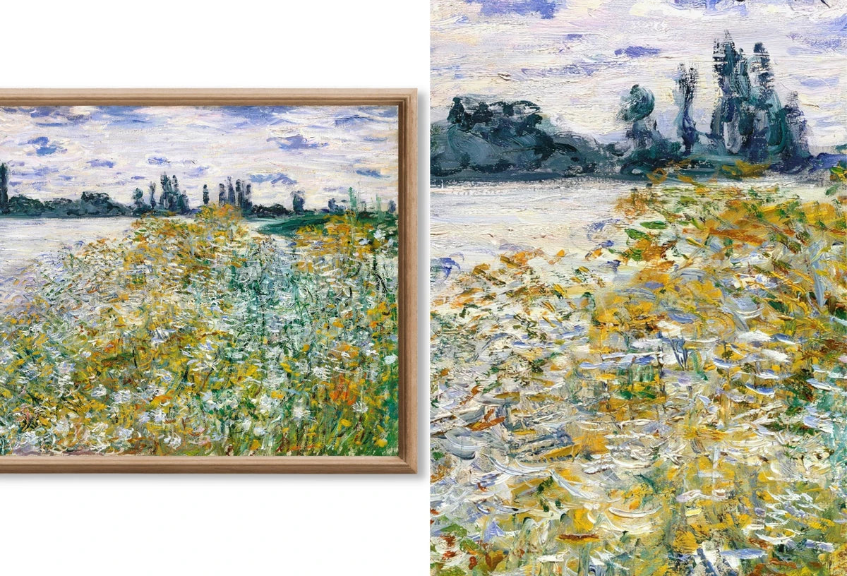 Detail view of artwork from Set of 10 Samsung Frame TV Art 4K. Ultimate Claude Monet Famous Paintings Collection. Claude Monet Art Set Instant Download Frame TV Art.