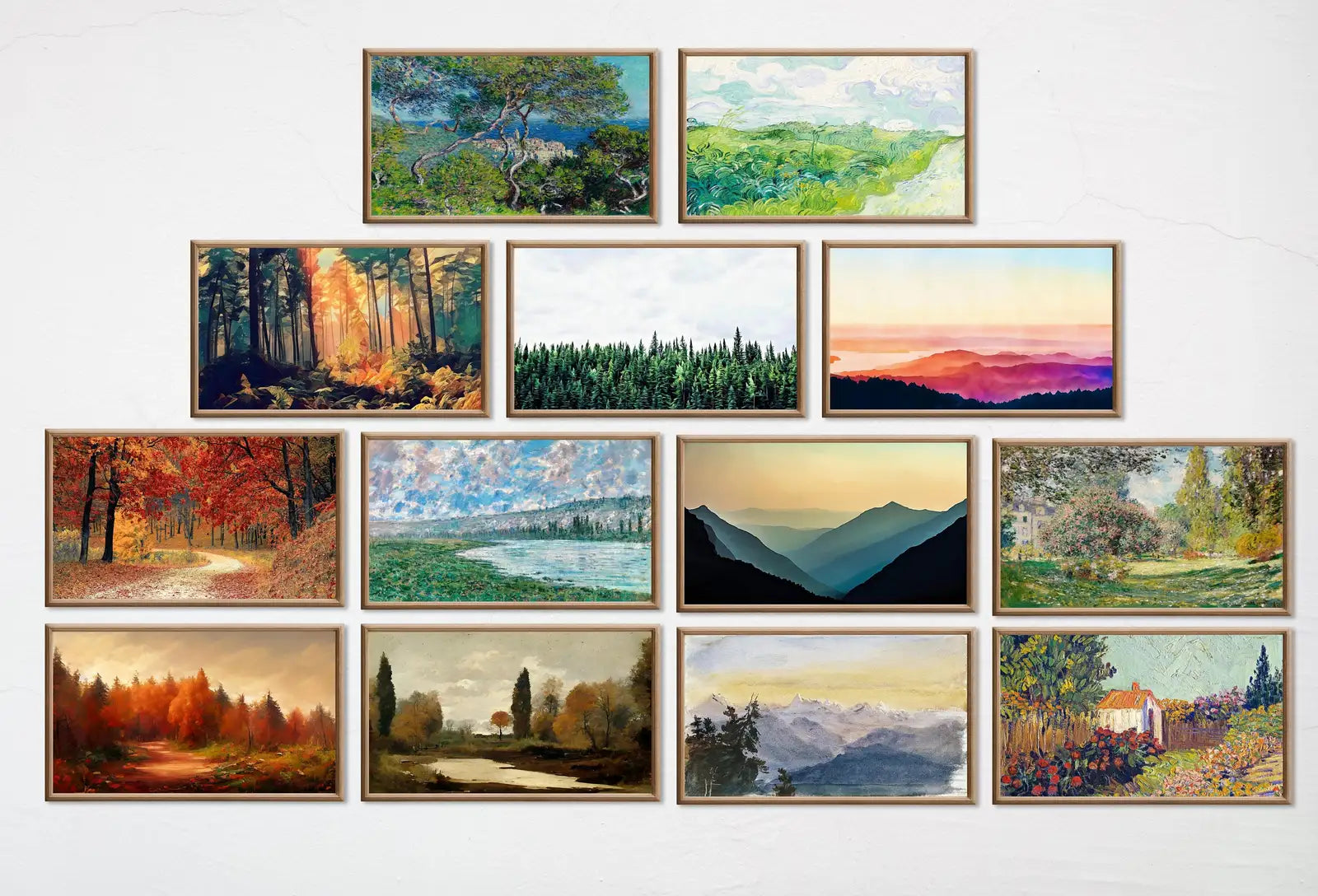 Second included artwork preview from Set of 25 Samsung Frame TV 4K Art. Ultimate Landscapes Paintings & Digital Art Collection. Nature TV Art Set. Instant Download Frame TV Art featuring various scenes.